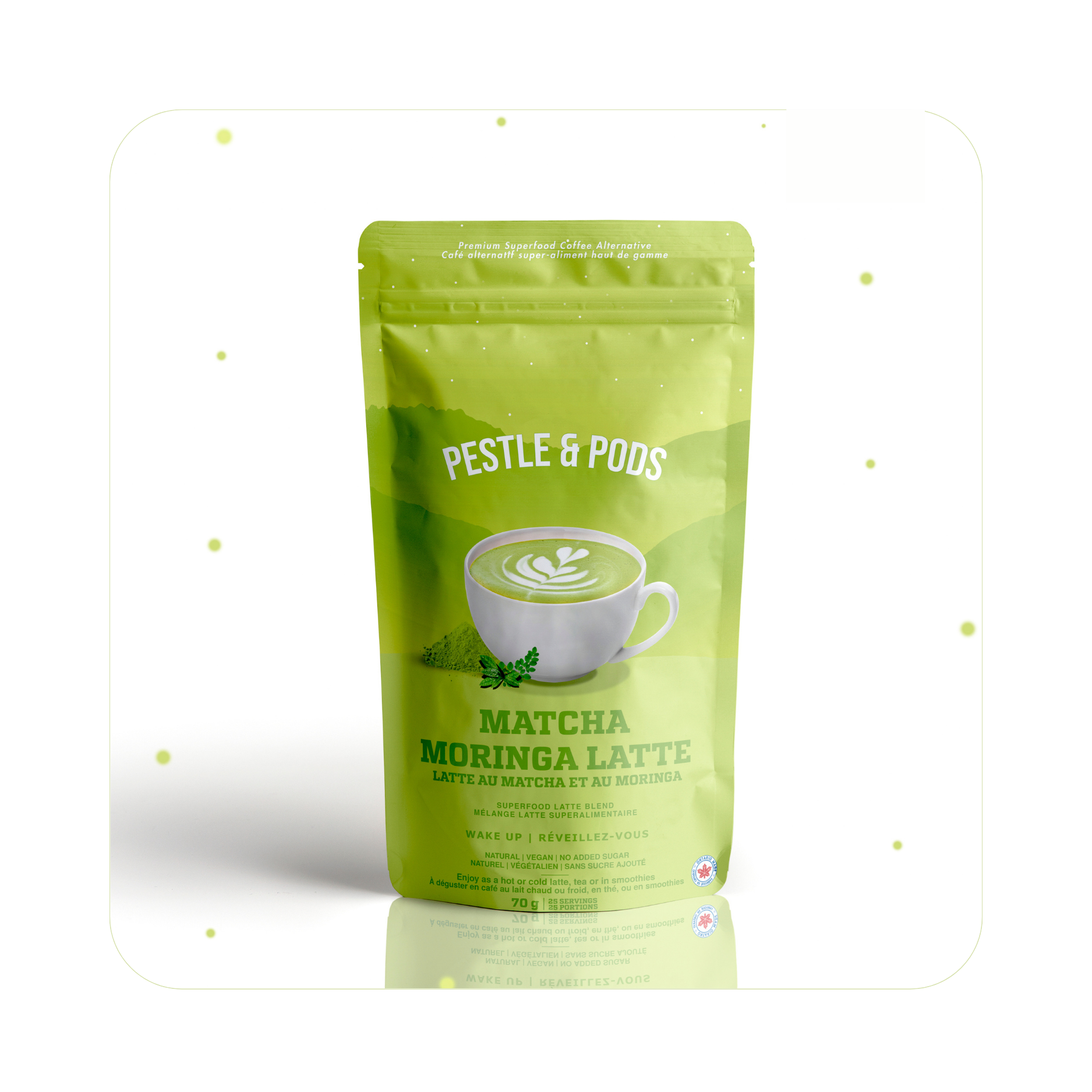 Matcha Moringa - Superfood Latte Blend – pestleandpods