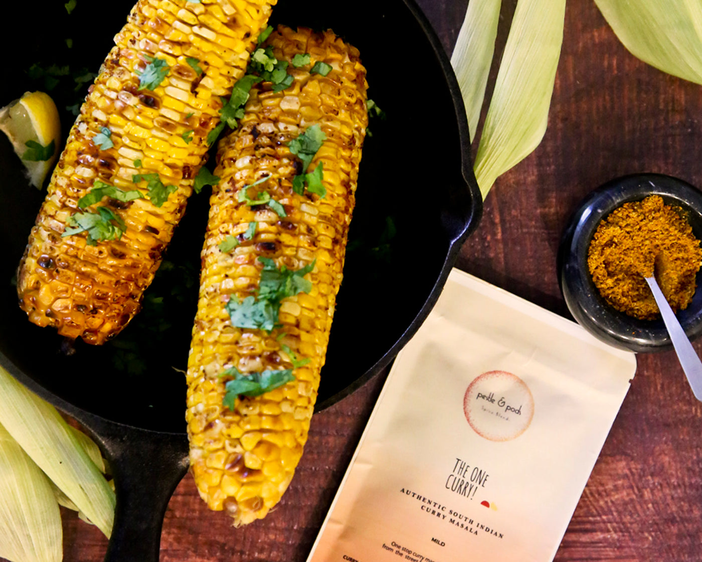 Spiced & Grilled Corn on the Cob