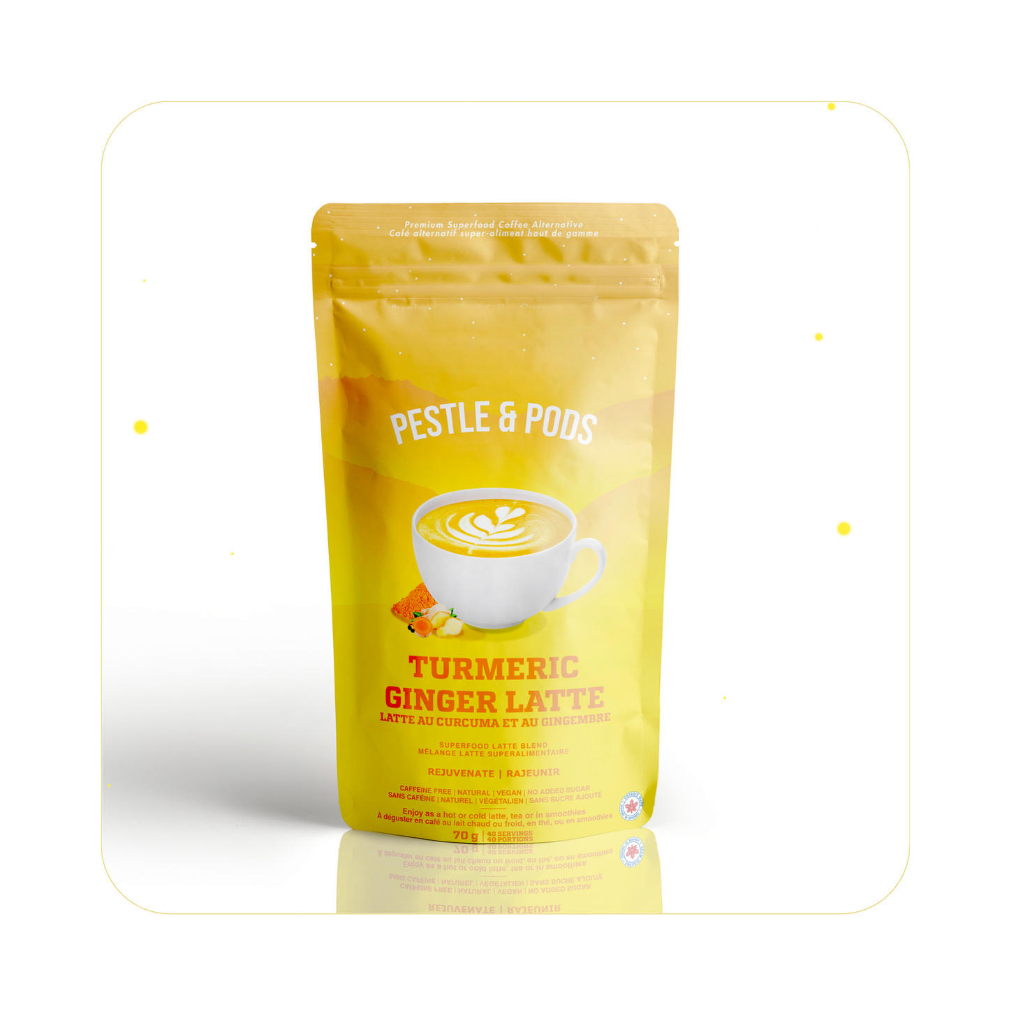 Turmeric Ginger - Superfood Latte Blend - Golden Turmeric Milk