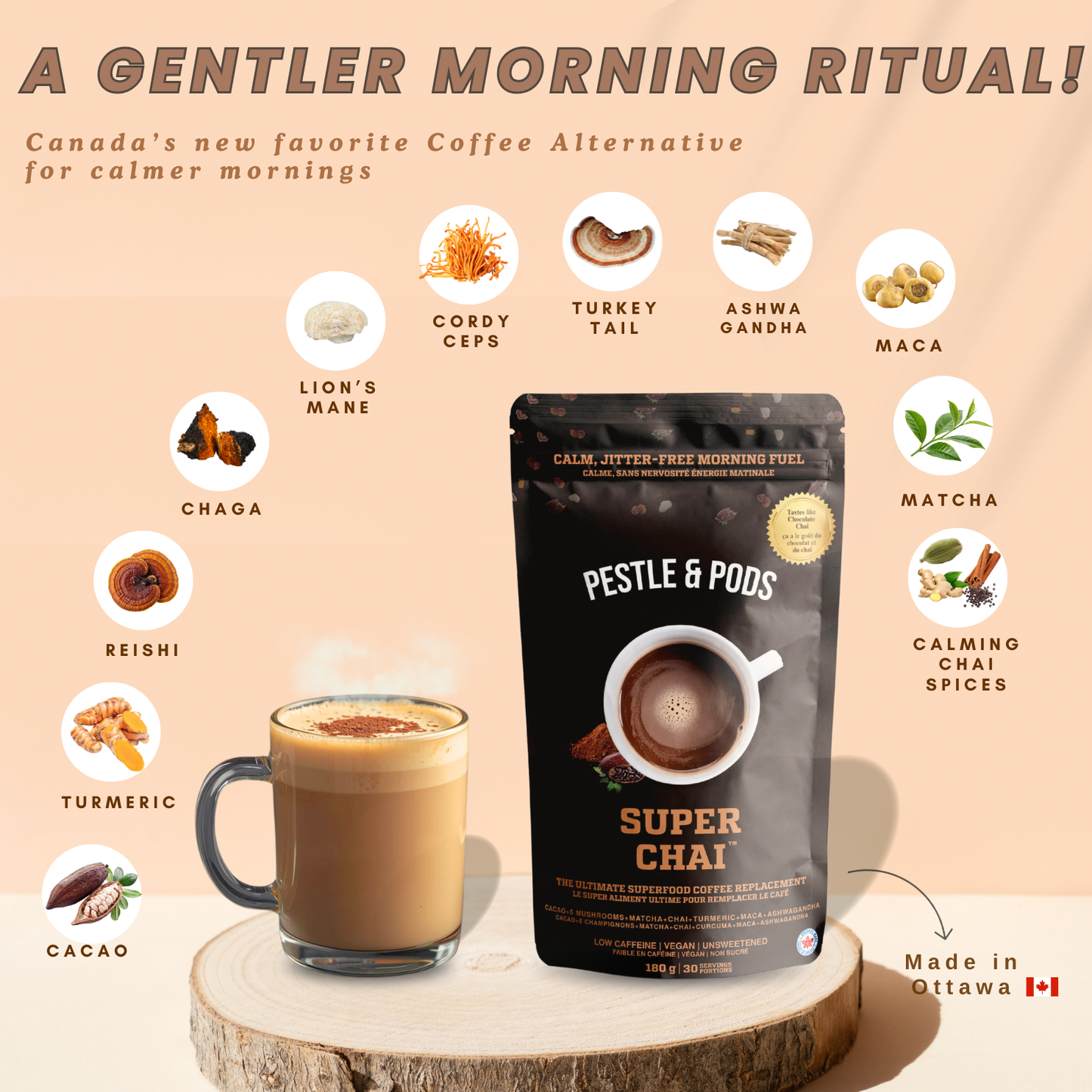 Super Chai - The Ultimate Canadian Superfood Coffee Replacement
